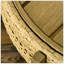 Ensemble de table de patio en osier 2 pièces Outsunny, ensemble de table de bout en rotin PE, ensemble de table basse ronde d'extérieur, multifonctionnel, plateau en métal à lattes, brun