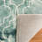 Berman Hand Tufted Wool/Cotton Geometric Rug in Sage Green/Ivory-20945971