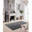 Alja Machine Washable Plain Silky Tufted AnthraciteRug-23990131