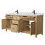 Pendry 72" Freestanding Double Bathroom Vanity with Marble Top-677697845