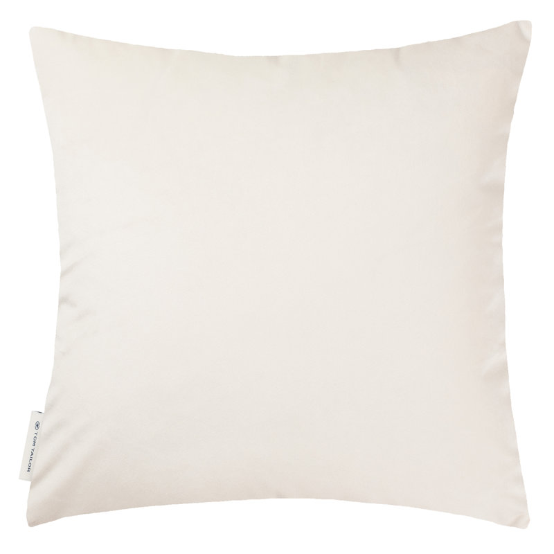 Square Cushion Cover, White
