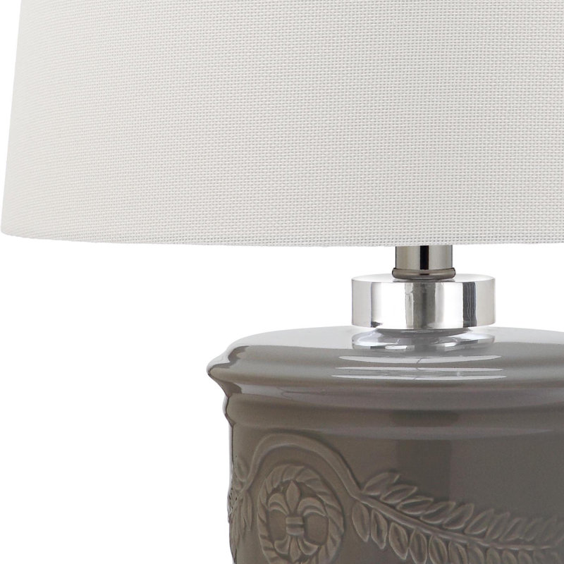 Baisden Ceramic Table Lamp, Gray