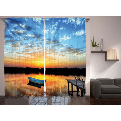 Beres Semi Sheer Curtain Pair