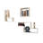 3 Piece Accent Shelf