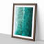 Wave in the Maldives in Abstract - Picture Frame Graphic Art Print-55761471-55761472