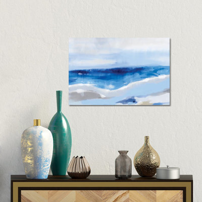 Day At The Beach, Coastal Dreams by Thomas Little - No Frame Gallery-Wrapped Canvas Giclée on Canvas