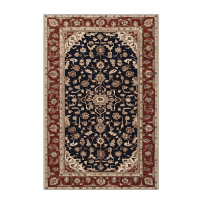 Machine Washable Persian Brown Area Rug