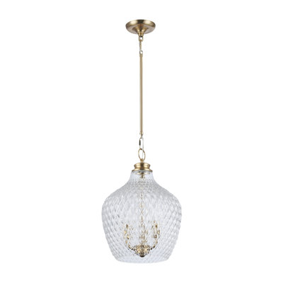 Breen 3-Light Pendant with Clear Glass