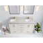Boston 60 po X P 22 po Meuble-lavabo double en albâtre-109085298