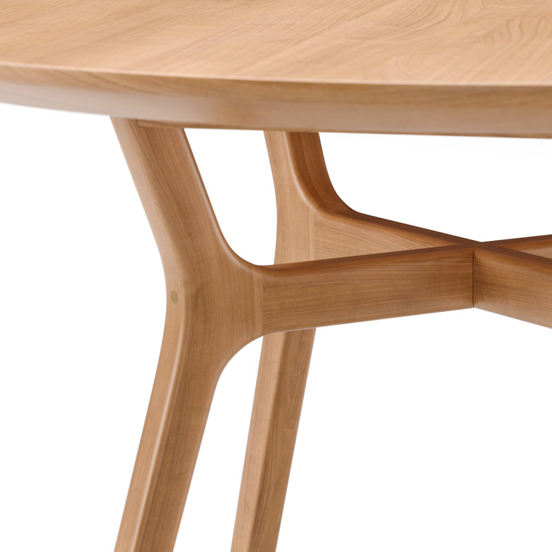 Table à manger ronde Ren, Natural Oak