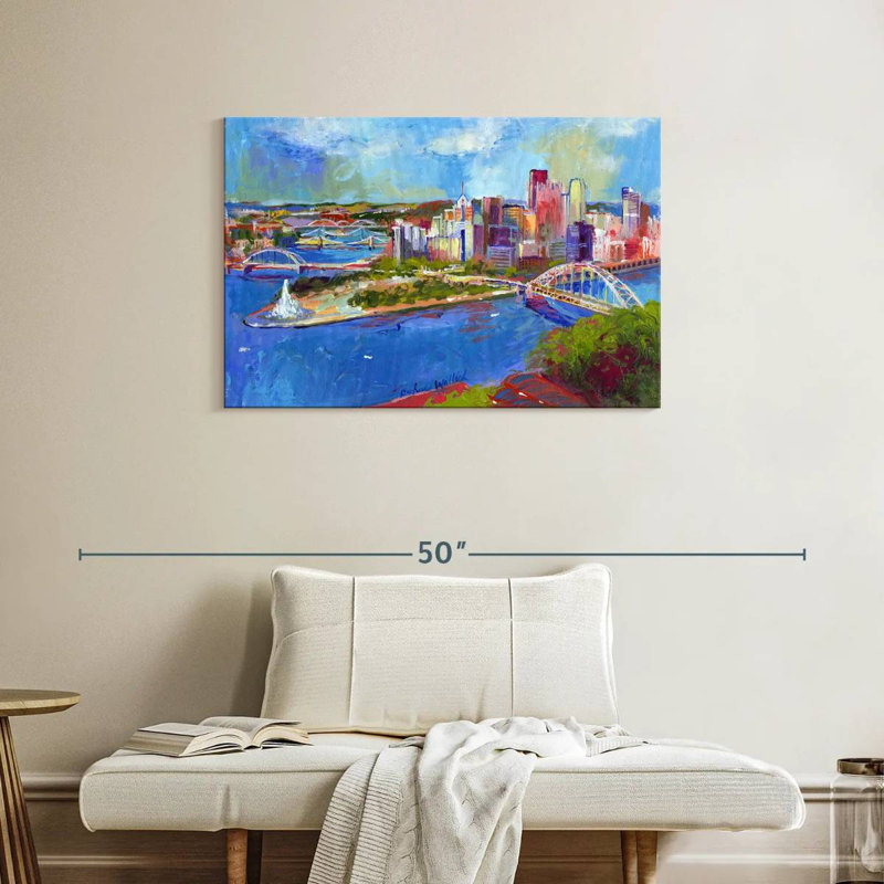 Nicci Pittsburgh, 24" H x 36" W