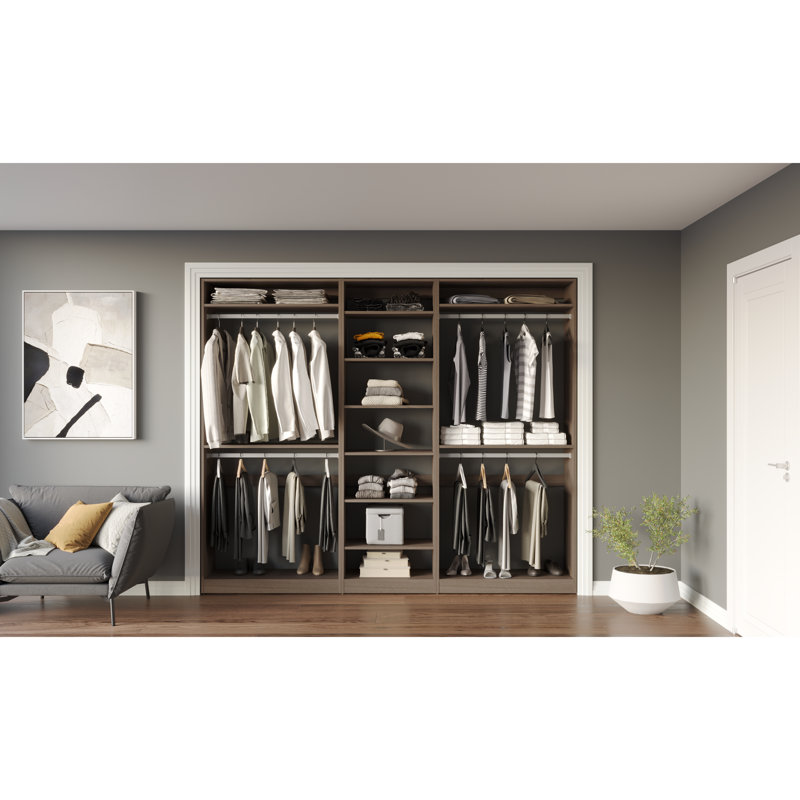 100 5/16" Closet System, Brown