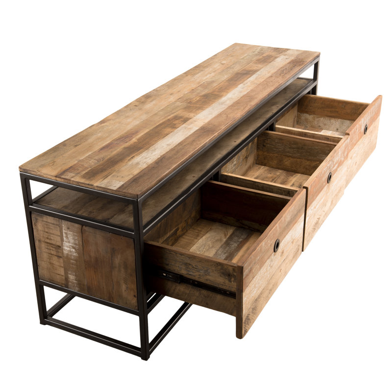 Yeager Unfinished TV Stand for TVs up to 65"