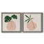 Simple Nature III - Ensemble de 2 peintures sur toile encadrées-2113175222-2113175229