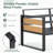 4-Piece Steel Outdoor Patio Conversation Set, 5-Person Patio Furniture Set with Coffee Table for Backyard-1724117955