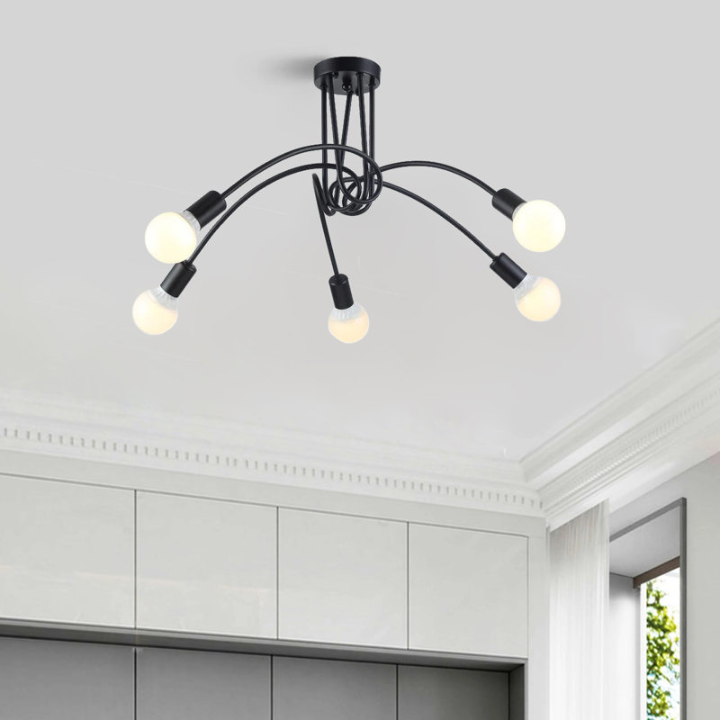 Plafonnier encastré 5 lumières 34 po Marvyn