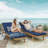 All-Weather Patio Chaise Lounge Cushion With 28D High-Density Foam, Waterproof Fabric, And Washable Cover For Pool And Garden Recliners-478495102