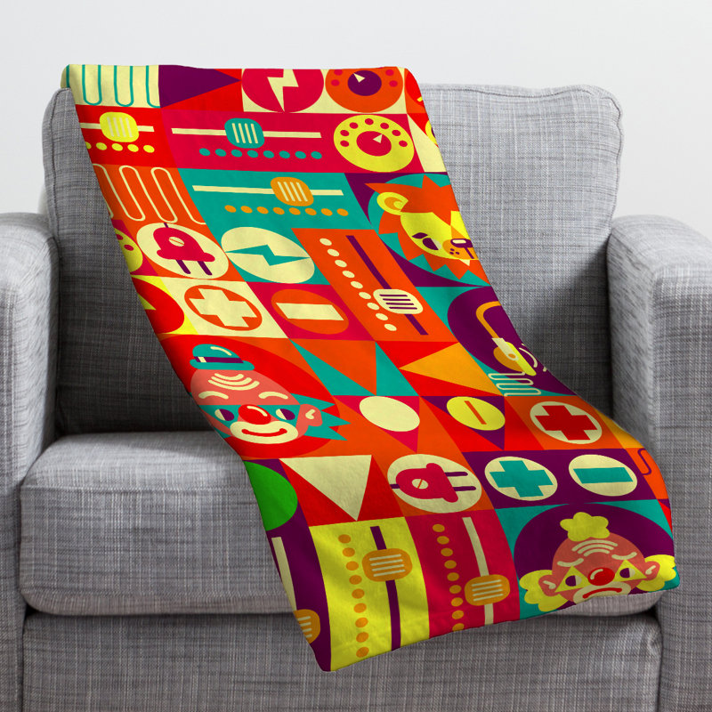 Couverture polaire cirque Chobopop Elecro, H 80 po x l 60 po