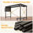 Modern 50 In. L Shaped White Wood Reversible Computer Desk Corner PC Gaming Table With Side Storage Bag And Shelf-646216037