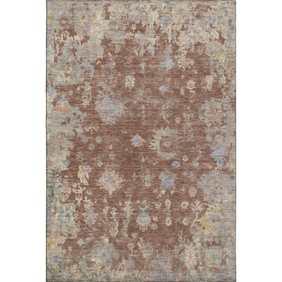 Premium Machine Washable Mayfield AMF2302 Global Rug