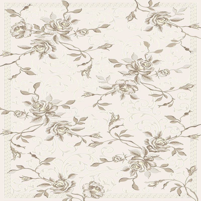 Floral Indoor Rug, Rectangle 100 x 150cm