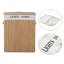 HOMCOM Laundry Basket 100L Collapsible Laundry Hamper-118434834-67202383