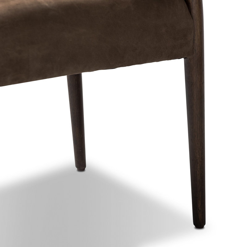 Jayla Upholstered Dining Chair, Burnt Oak, Burnt Oak
