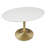 Eulema Oval Metal Base Dining Table-426030268