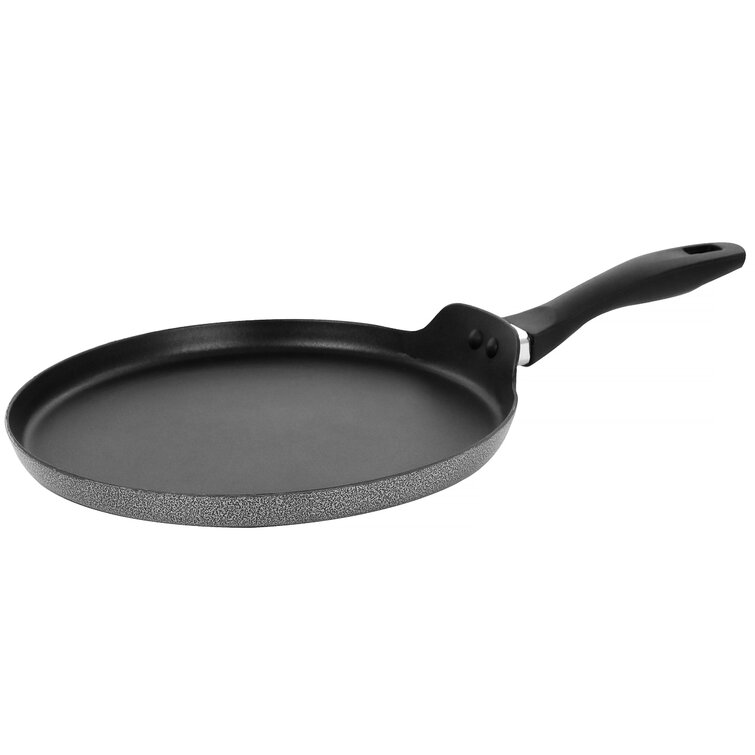 Nordic Ware Crepes n' Things Cast Aluminum Crepe Pan with Wooden Handle