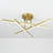 Celene 3-Light LED Fixtures Dimmable Semi Flush Mount Ceiling Light for Living Room Bedroom Dinning Room Kitchen-474601517