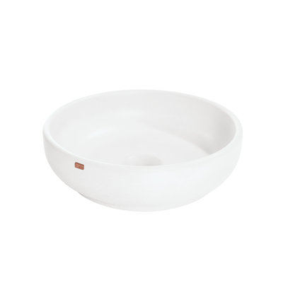 Fladd Round Concrete Vessel Sink