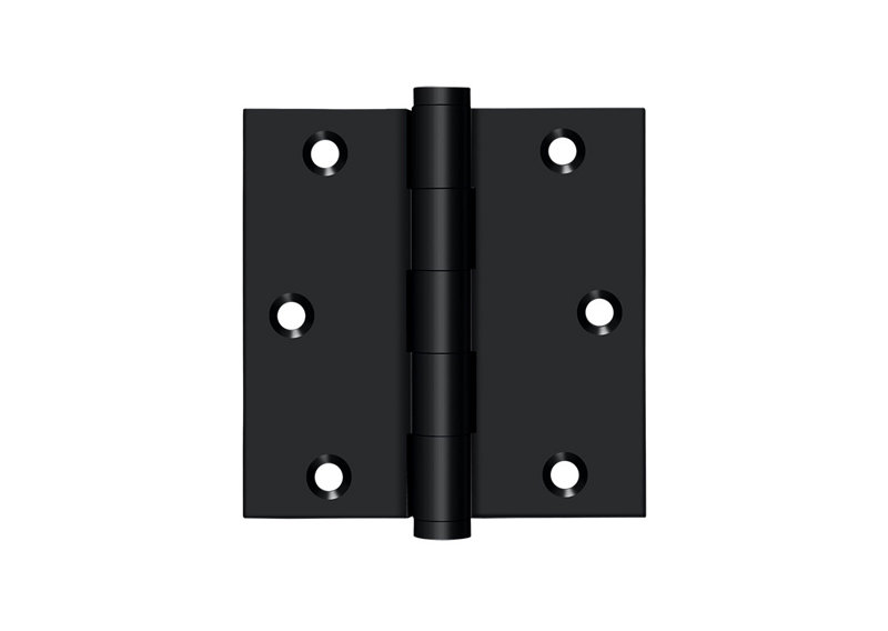 Butt Bearing Hinge, Paint Black