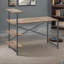 Aevah 120CM Wide Rectangle Computer Desk With 3 Shelves Home Office Furniture