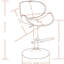 Tabouret de bar pivotant Bentwood -702809717-702809713