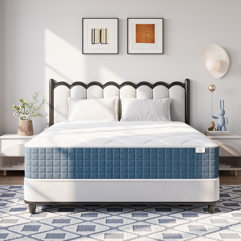 25cm Memory Foam Pocket Sprung Mattress, Double (4'6)