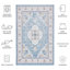 Tapis oriental turquoise / beige-79800551