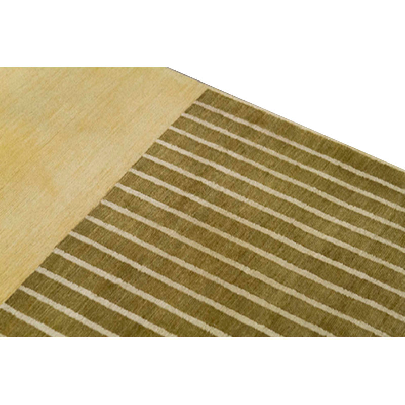 Hand Woven Wool Striped Area Rug