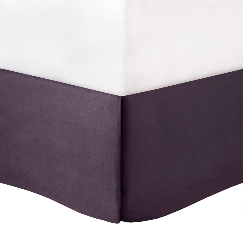 7 Piece Tufted Comforter Set Plum