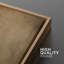 «Warm Brown Abstract Gradient Art», reproduction d'art sur toile encadrée-120783794-120783800