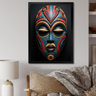 «African Tribal Pende Mask I», reproduction sur toile