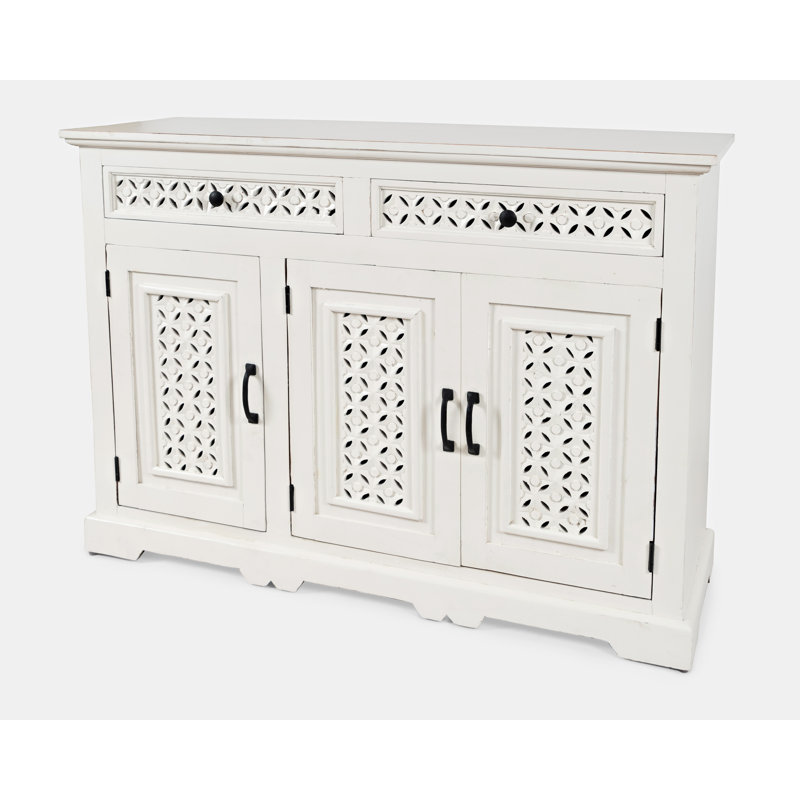 Zavier 48'' Solid Wood Sideboard, Antique White