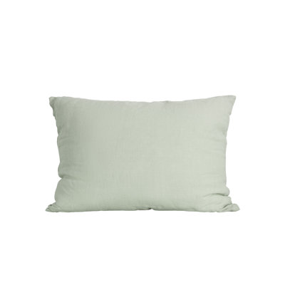 100% Linen Knife Edge Throw Pillow