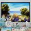 " Spring Flowers on Ocean Scenery " Acrylic Print