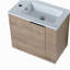 Meuble-lavabo de salle de bain avec lavabo 22 po pour petite salle de bain, meuble-lavabo flottant avec porte-120102374