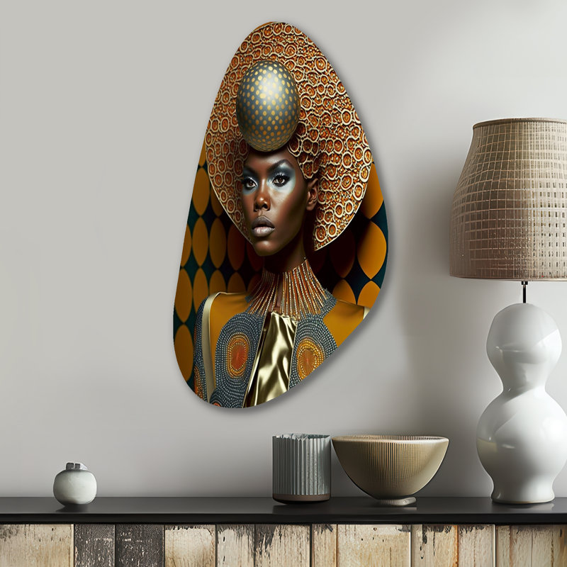 Exquiste femme africaine Design VI, H 31 po x l 17 po