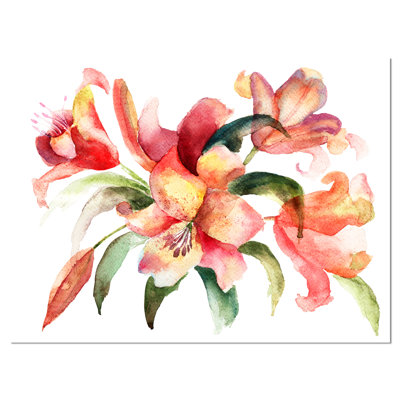 Fleurs de lys, reproduction d'art sur toile tendue