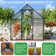 6.17' W x 8.17' D Heavy Duty Greenhouse