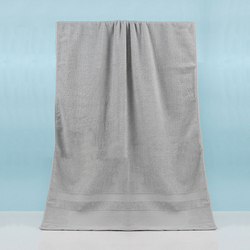 Home Cotton Bath Towel, Towels (27.5x55 Inches),perfect For Pool, Gym, Spa, And Dorm, Gray