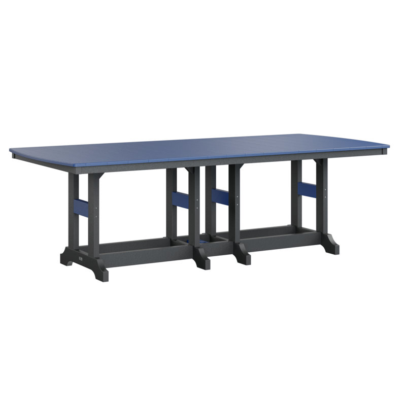 Garden Classic Outdoor Bar Table, Black, Pacific Blue