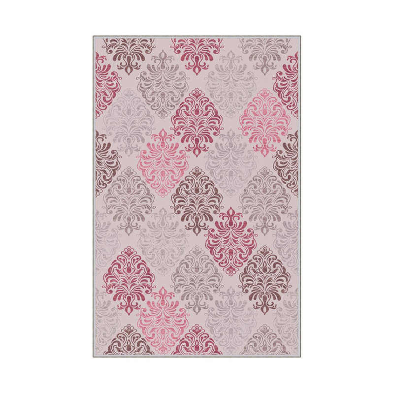 Elegant Hall Carpet, 2.6 x 9.8 Feet | 100% Polyester, 650 g/m², Pile Height: 0.3 Inches | Antibacterial, Non-Slip PVC Dot Underside | Machine Washable, 3D Digital Printing, Ideal for Modern Living Spaces